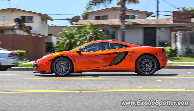 Mclaren MP4-12C spotted in Newport Beach, California