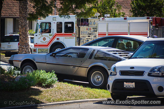 DeLorean DMC-12 spotted in Rancho Santa Fe, California