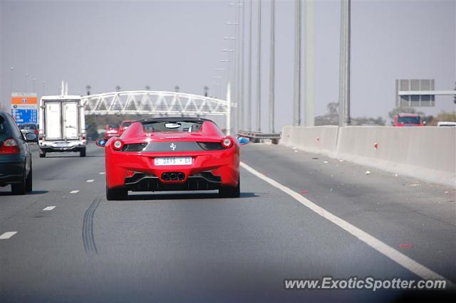Ferrari 458 Italia spotted in Johannesburg, South Africa
