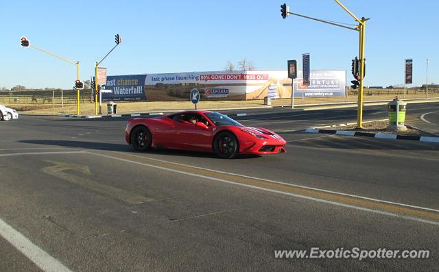 Ferrari 458 Italia spotted in Johannesburg, South Africa