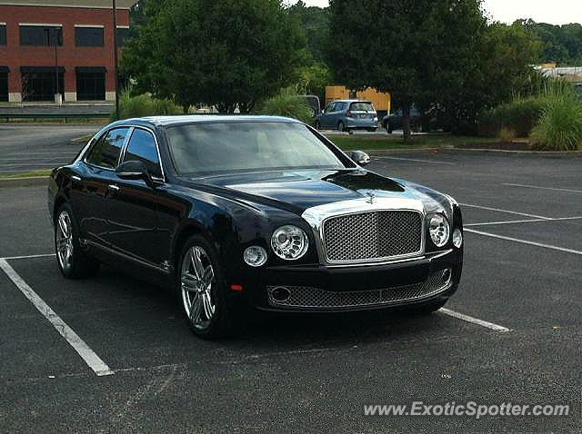 Bentley Mulsanne spotted in Greensboro, North Carolina
