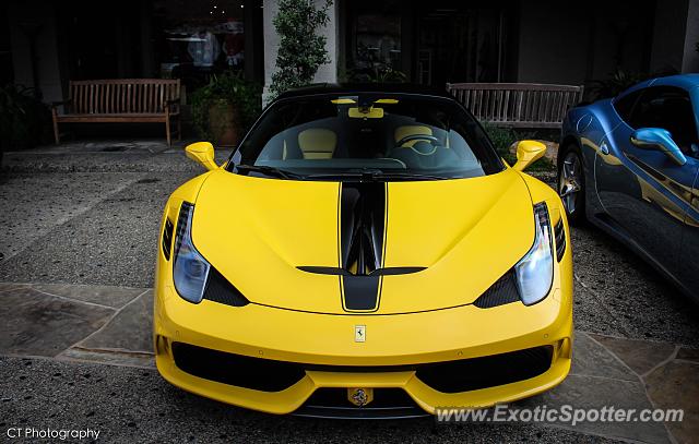 Ferrari 458 Italia spotted in Pebble Beach, California