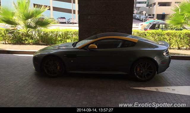 Aston Martin Vantage spotted in Dubai, United Arab Emirates