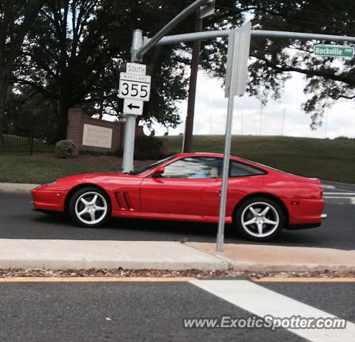 Ferrari 575M spotted in Rockville, Maryland