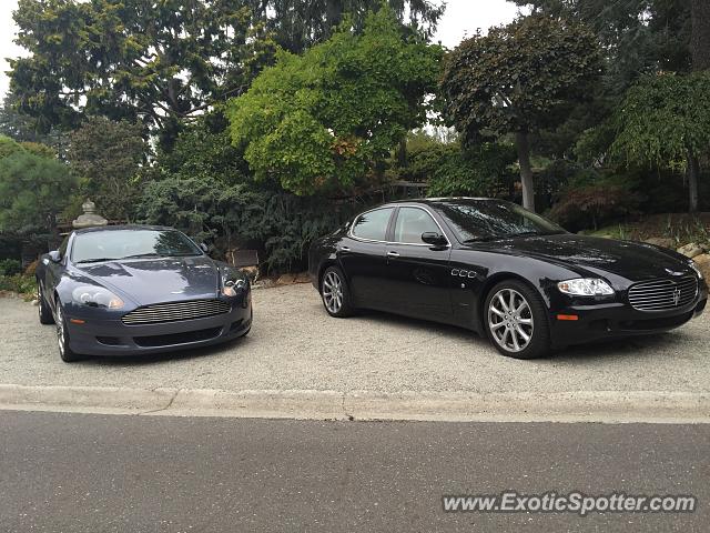 Aston Martin DB9 spotted in Hillsborough, California