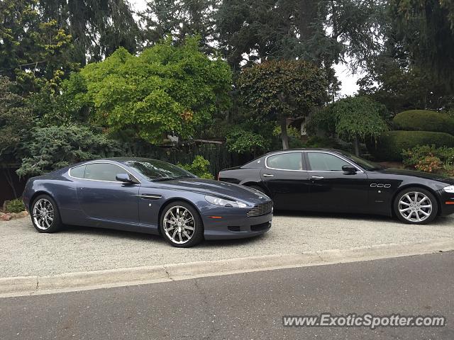 Aston Martin DB9 spotted in Hillsborough, California
