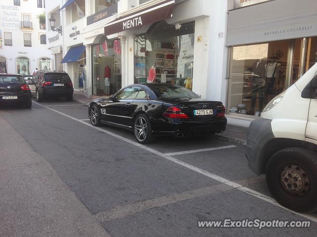 Mercedes SL 65 AMG spotted in Puerto Banus, Spain