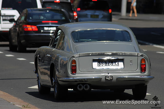 Aston Martin DB6 spotted in Sydney, Australia