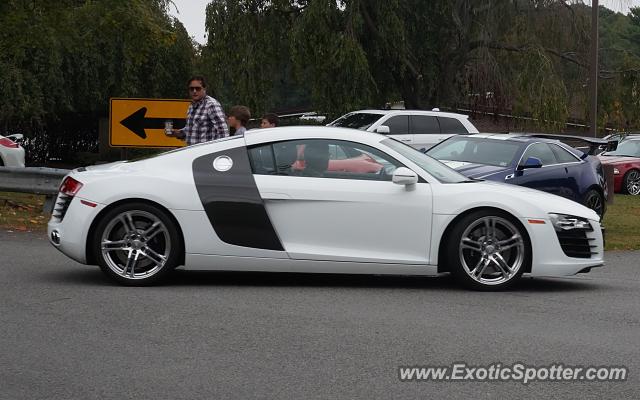 Audi R8 spotted in Saddle River, New Jersey