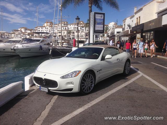 Maserati GranCabrio spotted in Puerto Banus, Spain