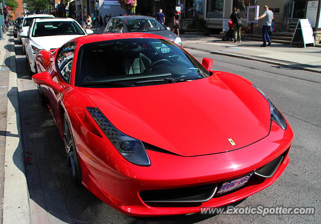 Ferrari 458 Italia spotted in Toronto, Canada