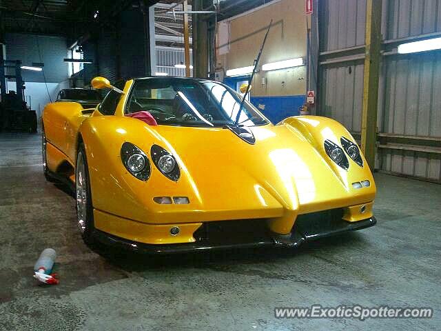 Pagani Zonda spotted in Sydney, Australia