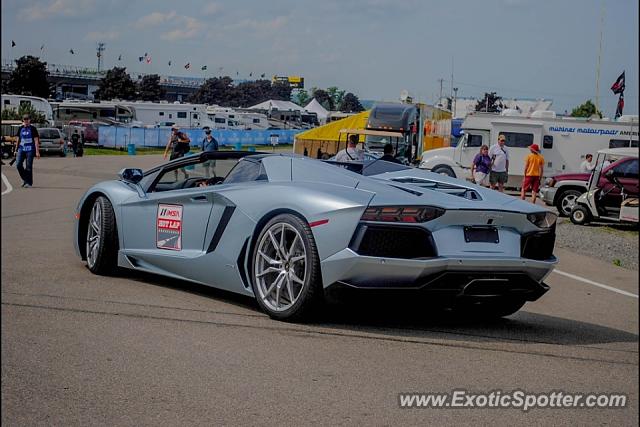 Lamborghini Aventador spotted in Watkins Glen, New York