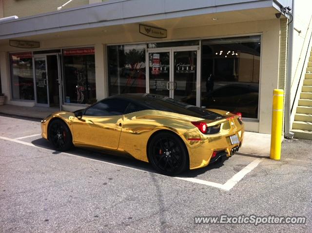 Ferrari 458 Italia spotted in Atlanta, Georgia