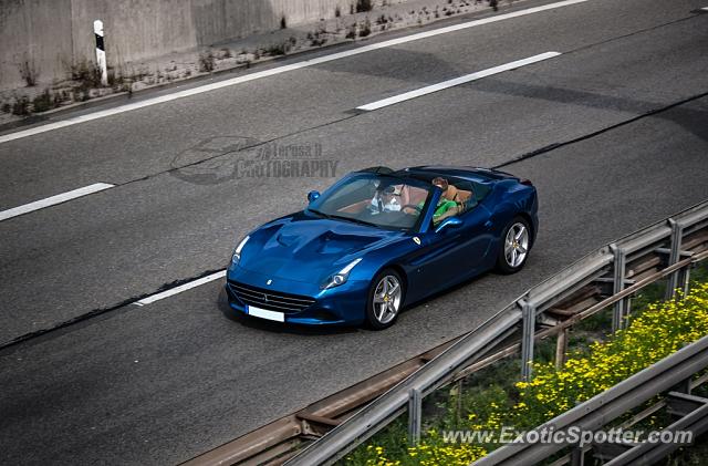 Ferrari California spotted in A81, Germany