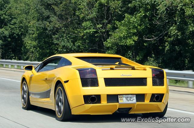 Lamborghini Gallardo spotted in Greensboro, United States