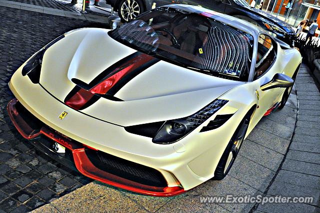 Ferrari 458 Italia spotted in KLCC Twin Tower, Malaysia