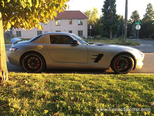 Mercedes SLS AMG spotted in Cherry Creek, Colorado