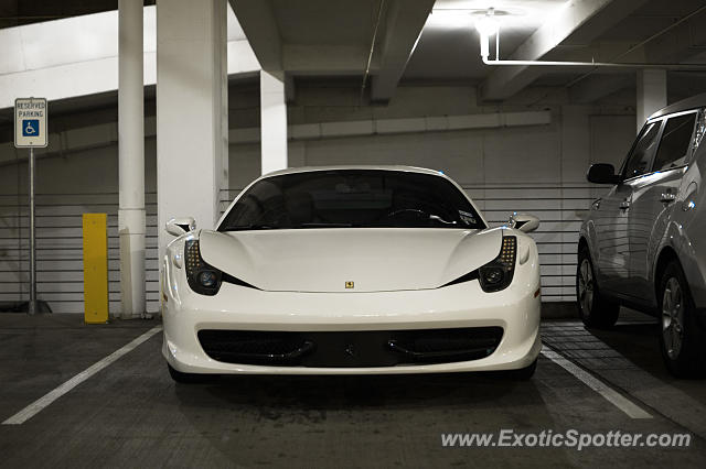 Ferrari 458 Italia spotted in Houston, Texas