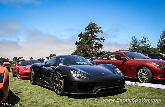 Porsche 918 Spyder spotted in Carmel Valley, California