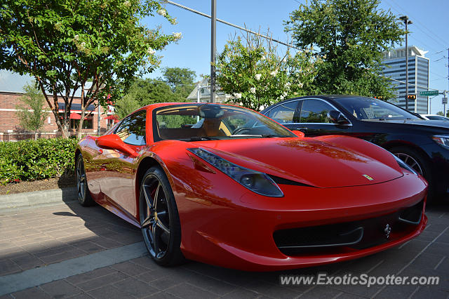 Ferrari 458 Italia spotted in Dallas, Texas