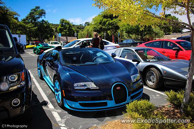 Bugatti Veyron spotted in Carmel Valley, California