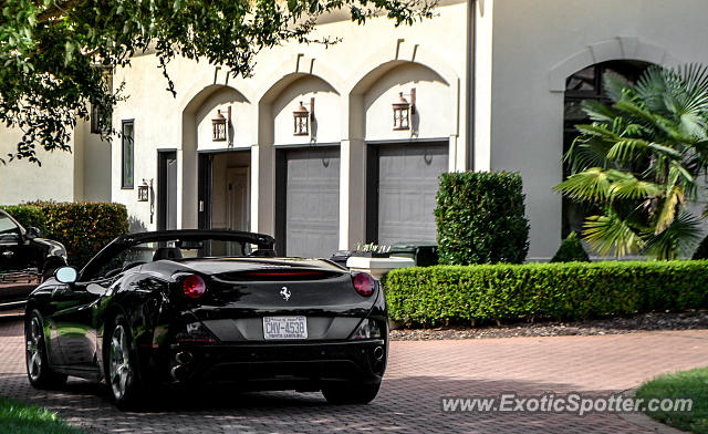 Ferrari California spotted in Cornelius, North Carolina