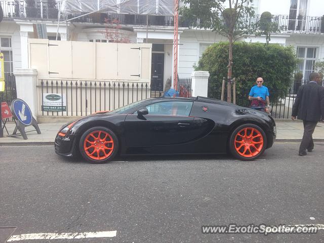 Bugatti Veyron spotted in London, United Kingdom