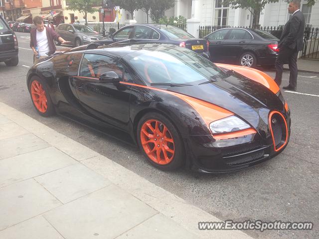 Bugatti Veyron spotted in London, United Kingdom