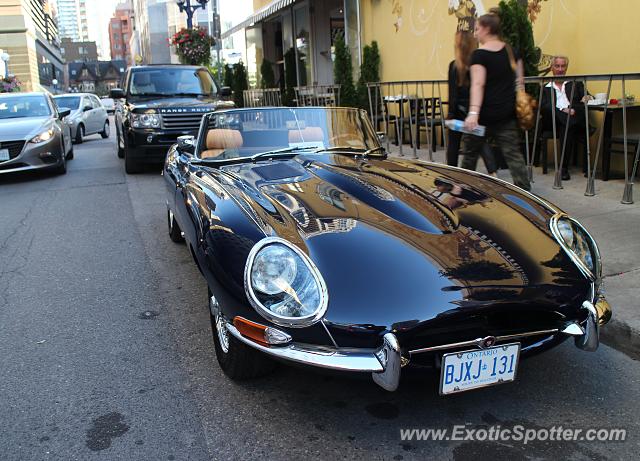 Jaguar E-Type spotted in Toronto, Canada