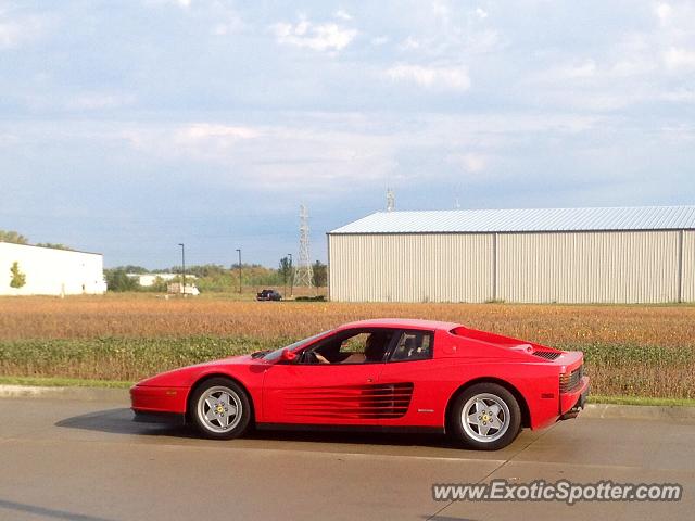 Ferrari Testarossa spotted in Des Moines, Iowa