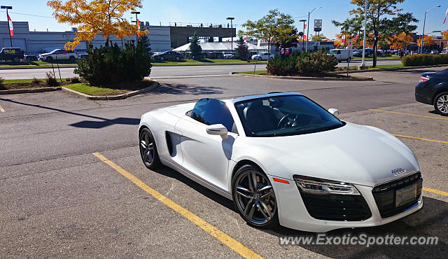 Audi R8 spotted in Vaughan, Ontario, Canada