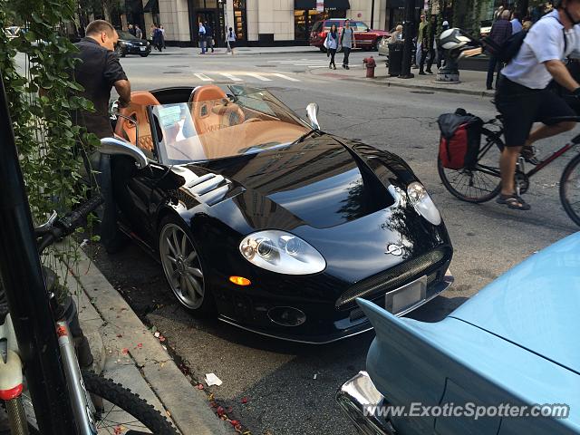 Spyker C8 spotted in Chicago, Illinois