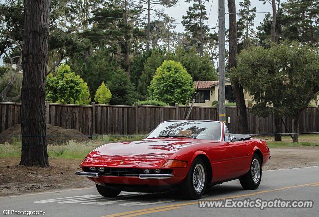Ferrari Daytona spotted in Pebble Beach, California