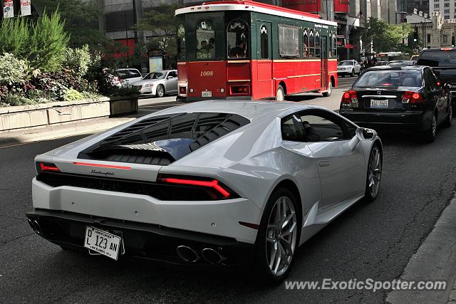 Lamborghini Huracan spotted in Chicago, Illinois