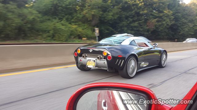 Spyker C8 spotted in White Plains, New York