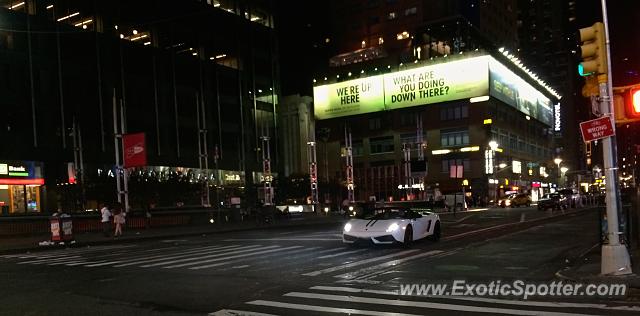 Lamborghini Gallardo spotted in New York, New York