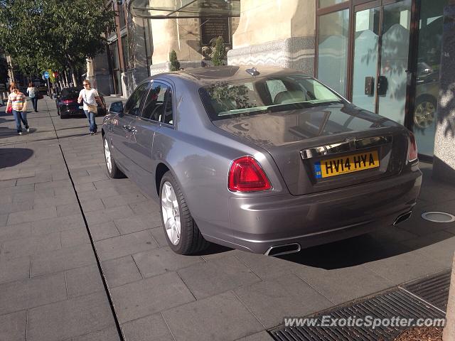 Rolls Royce Ghost spotted in Budapest, Hungary