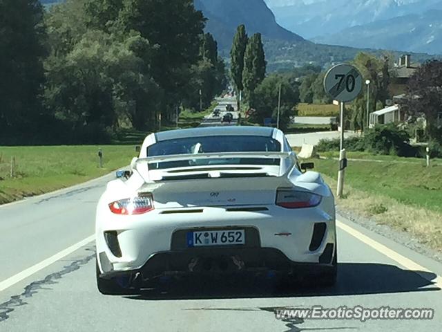 Porsche 911 Turbo spotted in Gampel, Switzerland
