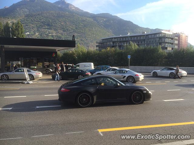 Porsche 911 spotted in Visp, Switzerland