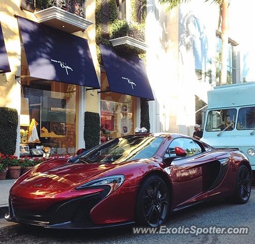 Mclaren 650S spotted in Los Angeles, California