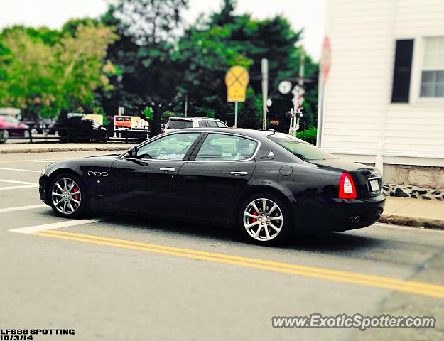 Maserati Quattroporte spotted in Melrose, Massachusetts