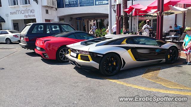 Lamborghini Aventador spotted in Marbella, Spain