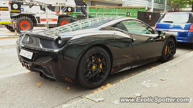 Ferrari 458 Italia spotted in Zurich, Switzerland