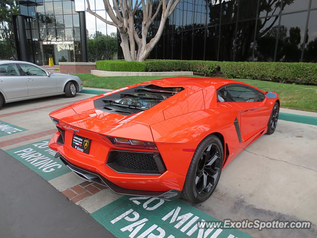 Lamborghini Aventador spotted in City of Industry, California