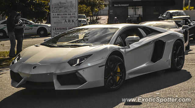 Lamborghini Aventador spotted in Charlotte, North Carolina