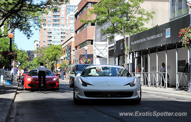 Ferrari 458 Italia spotted in Toronto, Canada