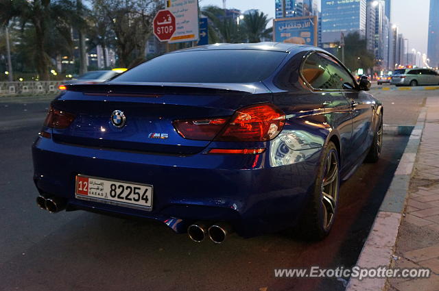 BMW M6 spotted in Abu Dhabi, United Arab Emirates