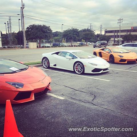 Lamborghini Aventador spotted in Greensboro, North Carolina