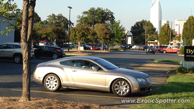 Bentley Continental spotted in Charlotte, North Carolina